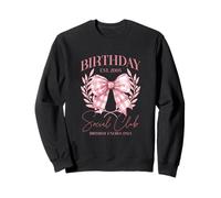 Hello Twenty One Est. 2005 Coquette Bow 21st Birthday Girl Sweatshirt