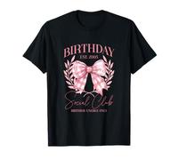Hello Twenty One Est. 2005 Coquette Bow 21st Birthday Girl T-Shirt
