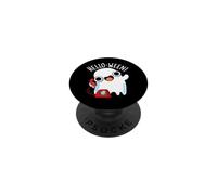 Hello-ween Funny Ghost Pun PopSockets Adhesive PopGrip