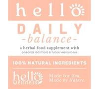 Hello Wellness Hello Daily Balance - whole body wellbeing 400mg 30 caps