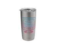 Hello World I'm Busy Retro Tech Computer Stainless Steel Insulated Tumbler