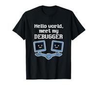 Hello World Meet My Debugger - Coding Gear Design T-Shirt