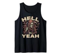 Hello Yeah Grim Reaper The Angel Of Death Soul Collector Tank Top