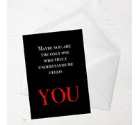 Hello You Greetings Card - Large Card