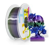 HELLO3D 3D Printer Silk Rinbow Filament, 1KG Spool 1.75mm PLA Gradient 3D Printing Filament,Dimensional Accuracy +/- 0.03mm, Fit Most FDM Printer 1KG Spool, Universe