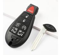 HelloAuto Key Fob Fits for 2008-2016 Chrysler Town and Country 2008-2018 Dodge Grand Caravan 2010-2012 Volkswagen Routan M3N5WY783X IYZ-C01C Keyless Entry Key Shell Case Cover