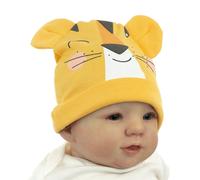 HelloBaby 100% Cotton Newborn Hat - Yellow