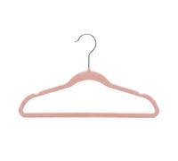HelloBaby 5 Pack Velvet Baby Clothes Hangers - Soft Pink