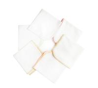 HelloBaby 6 Pack 100% Cotton Baby Washcloths - White