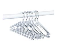 HelloBaby 6 Pack Crystal Transparent Baby Hangers - Transparent