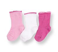 HelloBaby Ankle Socks 3 pcs - Pink