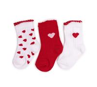HelloBaby Ankle Socks 3 pcs - Red