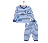 HelloBaby Baby Boy Long Sleeve Pyjamas Set - Dark Blue