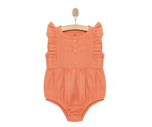 HelloBaby Baby Girl Athlete Bodysuit - Vermilion