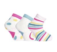 HelloBaby Baby Girl Chenille Socks 3 Pcs - Light Pink