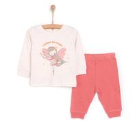 HelloBaby Baby Girl Long Sleeve Pyjamas Set - Ecru