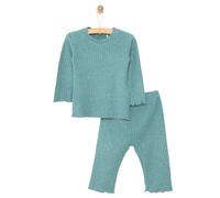 HelloBaby Baby Girl Long Sleeve Pyjamas Set - Light Green
