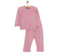 HelloBaby Baby Girl Long Sleeve Pyjamas Set - Light Pink