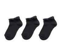 HelloBaby Baby Girl Socks 3 pcs - Black