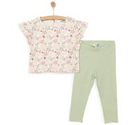 HelloBaby Baby Girl Tight & T-shirt - Patterned