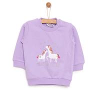 HelloBaby Baby Girl Unicorn Printed Sweatshirt - Purple