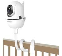 HelloBaby Baby Monitor Mount Works for HelloBaby HB6550/ HB65/HB6339/ HB6081/ HB6250/ HB40/ HB6336，Flexible Arm Bracket, Camera Holder Attaches to Crib Cot Shelves, without Tools or Wall Damage