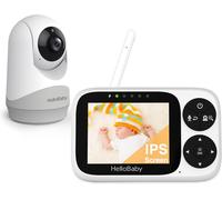 HelloBaby Baby Monitor with Camera, 3.2" IPS Screen, No WiFi, VOX Mode Temperat