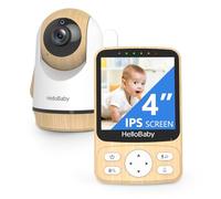 HelloBaby Baby Monitor with Camera and Night Vision-29H Battery Life, No WiFi Needed,1000ft Long Range FHSS Secure,Temperature,ECO Mode,Pan-Tilt-2x Zoom, 2-Way Talk