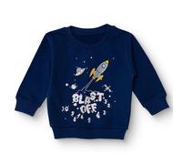 HelloBaby Basic Baby Boy Sweatshirt - Navy Blue