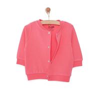 HelloBaby Basic Rib Cardigan - Dark Pink