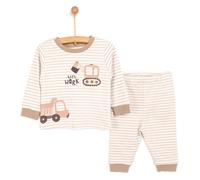 HelloBaby Boy Long Sleeve Pyjamas Set - Beige