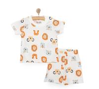 HelloBaby Boy Tshirt-Short - Ecru