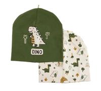 HelloBaby Boys 2-Pack Hat Monster - Green