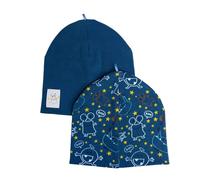 HelloBaby Boys 2-Pack Hat Monster - Navy Blue