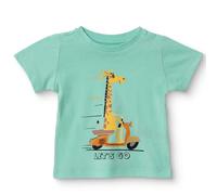 HelloBaby Boys T-shirt Animal Print Crew Neck Short Sleeve - Multicolour