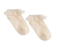 HelloBaby Girl Socks with Lace - Ecru