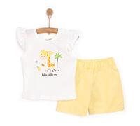 HelloBaby Girl Tshirt-Short - Light Yellow