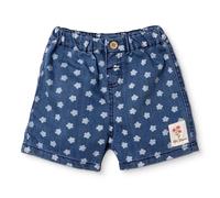 HelloBaby Girls Denim Shorts Pastel Dreams Short Length - Indigo Printed