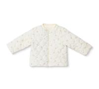 HelloBaby Girls Jacket Zip Fastening Pastel Dreams Crew Neck Long Sleeve - Ecru Printed