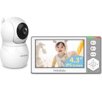 HELLOBABY HB6049 4.3" LCD Display Baby Monitor - White