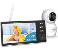 HELLOBABY HB6082L 5.5" LCD Display Baby Monitor - White