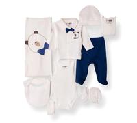 HelloBaby Newborn 10-Piece Newborn Hospital Set - Ecru