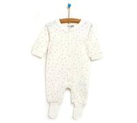 HelloBaby Newborn Baby Girl Footed Jumpsuit - White