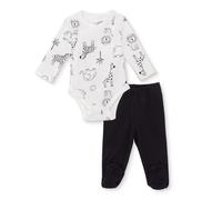 HelloBaby Newborn Body Footed Bottom - Ecru