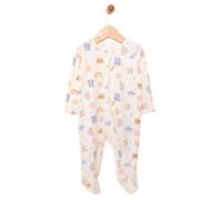 HelloBaby Newborn Girl Footed Jumpsuit - Beige