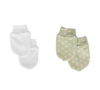 HelloBaby Newborn Mittens - Green Printed