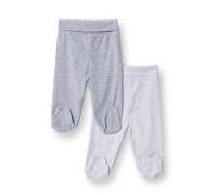 HelloBaby Unisex 2 Piece Footed Bottom - Snow Melange