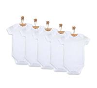 HelloBaby Unisex Short Sleeve Bodysuit 5 pcs