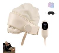 Hellocalmare Original Calmares One, Original Calmares One, 6-Zone Airbag Tech, Four Modes, 3 Levels of Heat Therapy, Relieves Migraines, 360° Head Massager, Deep Relaxation Support, Better Sleep (A)