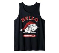 HelloChristmas Cute Kitten Cat Merry Catmas Tank Top
